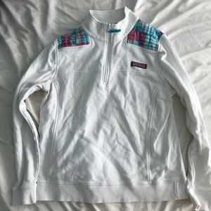 Vineyard vines quarter zip pull over